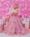 Mother Daughter Matching Dresses Maxi Layered Tulle Dress Family Photoshoot Outfit Wedding Guest Birthday Baby Girl Dress.