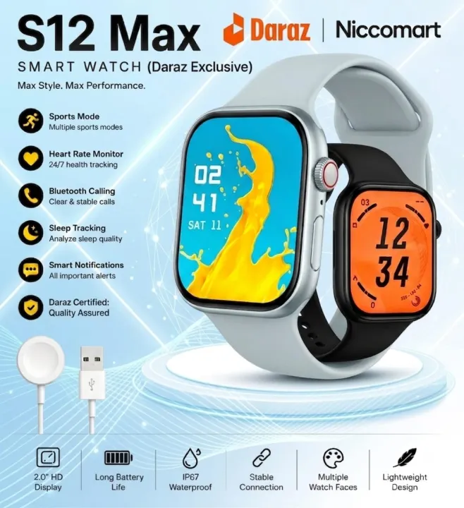 S12%20Max%20Ferefit%20Smart%20Watch%20%E2%80%93%20Ultra%202.29"%20AMOLED%20%7C%20Updated%20Premium%20Model%20%7C%20NFC%20Access%20%7C%20Bluetooth%20Calling%20%7C%20Fast%20Wireless%20Charging%20%7C%20Fitness%20&%20Health%20Master%20-%20Image%203
