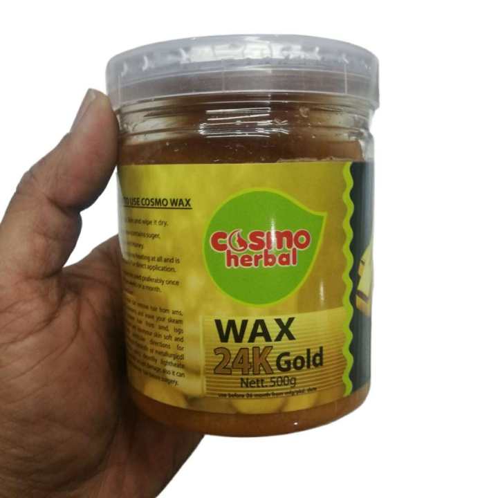 Cosmo%20herbal%20Wax%20With%2024k%20Hear%20Remove%20500ml%20(Glamorous%20Gallery)%20-%20Image%202