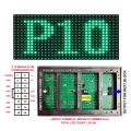 P10 Single Color Red Green Blue Yellow White LED Module smd 32x16 Pixel 320x160 mm Size 12x6 inch for LED Messeges display Scrolling Text led signboard.