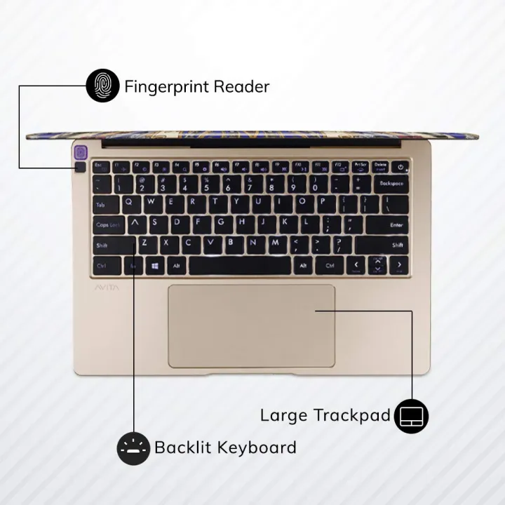 AVITA%20LIBER%20NS13A2%20%7C%7C%20Core%20i7-8550U%20/8GB%20RAM/512GB%20SSD/13.3"%20Full%20HD/Windows%2010%20Ornament%20on%20Gold%20Color%20Laptop%20with%202%20Years%20Warranty%20-%20Image%204