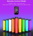 New- LUXCeO RGB Colorful Photo LED Stick Video Light APP Control Adjustable Color Temperature Waterproof Handheld LED Fill Light with Remote Control(Black). 