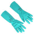 1 Pair Chemical Resistant Gloves Nitrile Rubber Non-Slip Hands Protection for Agriculture Gardening Industrial. 