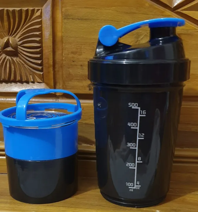 NEW%20SPORTS/Spider%20Water%20Bottle%20Shaker%20Cups%20Sports%20Cup%20Portable%20500ml%20Removable%20Three%20Protein%20Powder%20-%20Image%203