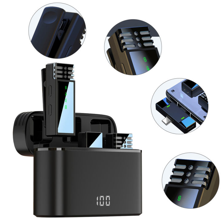 Wireless%20Lavalier%20Microphone%20Noise%20Canceling%20Lavalier%20Mic%20with%20Charging%20Case%20Tiny%20Microphone%20for%20iPhone%20Android%20Audio%20Recording%20-%20Image%206