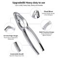 Crab Crackers and Tools, Lobster - 2 Crab Leg Crackers and 4 Crab Leg Forks Sturdy & Durable & Rustproof &Reusable. 