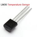 A CLASS LM35 IC LM35DZ LM-35 Temperature Sensor IC DC 4V To 30V 60mA 3 Pin Leads Temperature Sensors TO-92 Package Chip.
