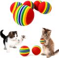 Cat Toy Rainbow ball. 
