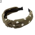 【Hey my home】Polka Women's Cloth Hairband Headband. 