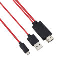 Micro USB to HDMI Media HDTV MHL Adapter Cable for Samsung Galaxy A3 A5 A7. 