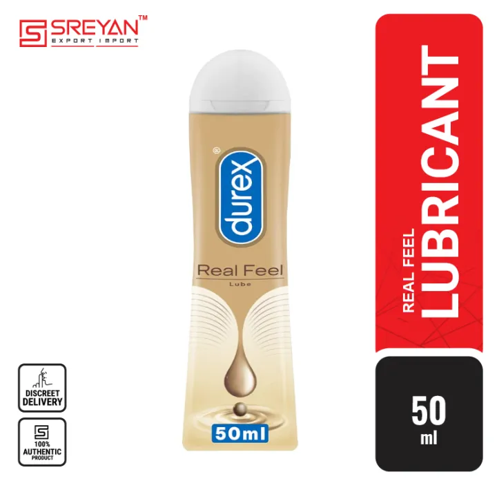 Durex Real Feel Intimate Lubricant | Silicone Based Lube Gel - 50ml (Thailand)
