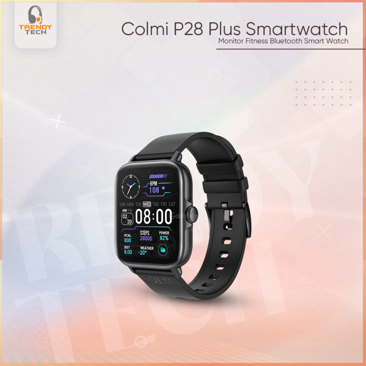 Colmi P28 Plus Smartwatch Monitor Fitness Bluetooth Smart Watch Large Screen Men Women - Smart Watch