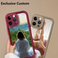 Exclusive Custom Thick Edged Phone Case for IPhone 16 15 14 13 happy12 11 Pro MAX 8 7 6 Plus DIY Cover Customized Design Name Photo. 