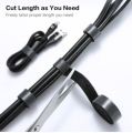 1M Baseus Cable Organizer Tape Reusable Adhesive Fastener Tape Back Strong Hook and Loop Fastener Cable Ties Curtain Fastener Magic Tape. 