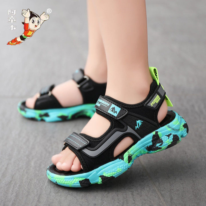 Astro%20Boy%20Children's%20Sandals2023Summer%20New%20Boys'%20Sports%20Sandals%20Non-Slip%20Soft%20Bottom%20Middle%20and%20Big%20Children%20Beach%20Shoes%20-%20Image%206