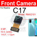 Front Camera Module for Realme C11 C12 C15 C17 C21 C21y C25 C25Y Selfie Camera.