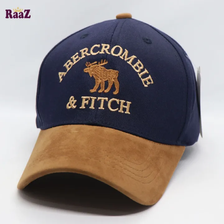 Abercrombie%20&%20Fitch%20Navy%20Blue%20And%20Brown%20Velvet%20Curved%20Brim%20Cap%20-%20Cap%20-%20Image%202