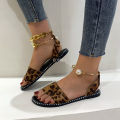 2023 New Summer Women Beaded Pearly Sandals Slippers Shoes Ladies Flats Sandals Flip Flop Casual Flat Slingback Sandals Shoes 43.