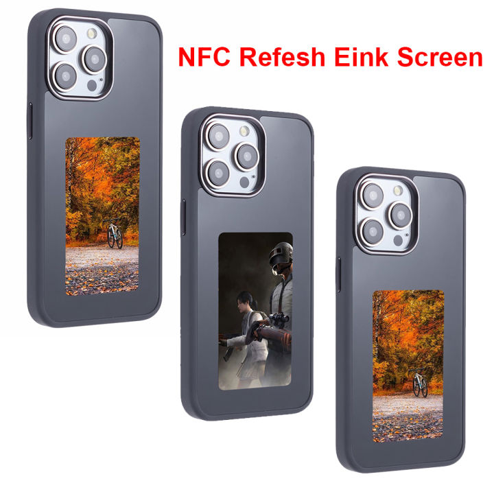 Eink%20Screen%20Smart%20NFC%20APP%20Refresh%20DIY%20Phone%20Case%20for%20Iphone%2014%2015%20Protective%20Cover%20Personalized%20Custom%20Case%20Display%20Battery%20Free%20-%20Image%202