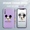 FHKL for Realme 6 / Narzo Back Cover Mickey Mouse Head Hortrait Side design Soft Case Multicolor Liquid Silicone Phone Cases. 