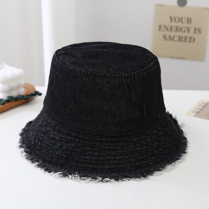 PROOF%20BTS%20Jimin%20bucket%20hat%20vintage%20raw-edged%20denim%20bucket%20hat%20-%20Image%205