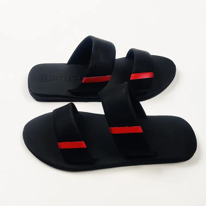 Fashionable%20Cream%20Black%20And%20White%20Color%20Slide%202%20Slipper%20Sandal%20For%20Men%20Waterproof%20Washable%20Rainy%20Usable%20Sandal%20S005%20-%20Image%202