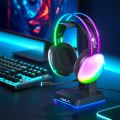 AULA S505 Wired Music Gaming Headset RGB Headband Transparent Earphone 360 Stereo Noise Canceling Headphones for PC Laptops. 
