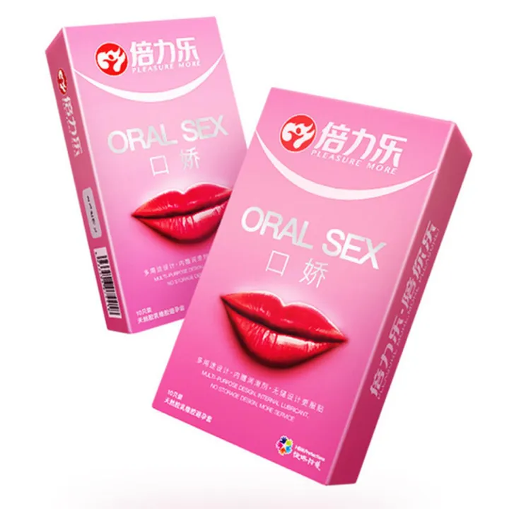 Belle's oral SEX condoms 10 peach flavors.