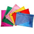 1ps A4/A3 Zipper File Size Bags Waterproof Double Layer Stationery File Storage Packing Zip Lock Folders Bags. 