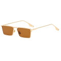 CATERSIDE Small Rectangle Sunglasses Men Women Classic Gold Black Lens Metal Square Vintage Frame Sports Dropship Eyewear UV400. 