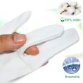 White Cotton Gloves Large for Moisturizing Dry Hands 10 pair. 