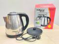 Marco Nova Electric Kettle 1.8 Litter KLS-18 black & silver color, For Hot water, Hot Tea, Hot Coffee, Gift item for birthday, marrige  And Home Decoration. Nova Electric Kettle. 