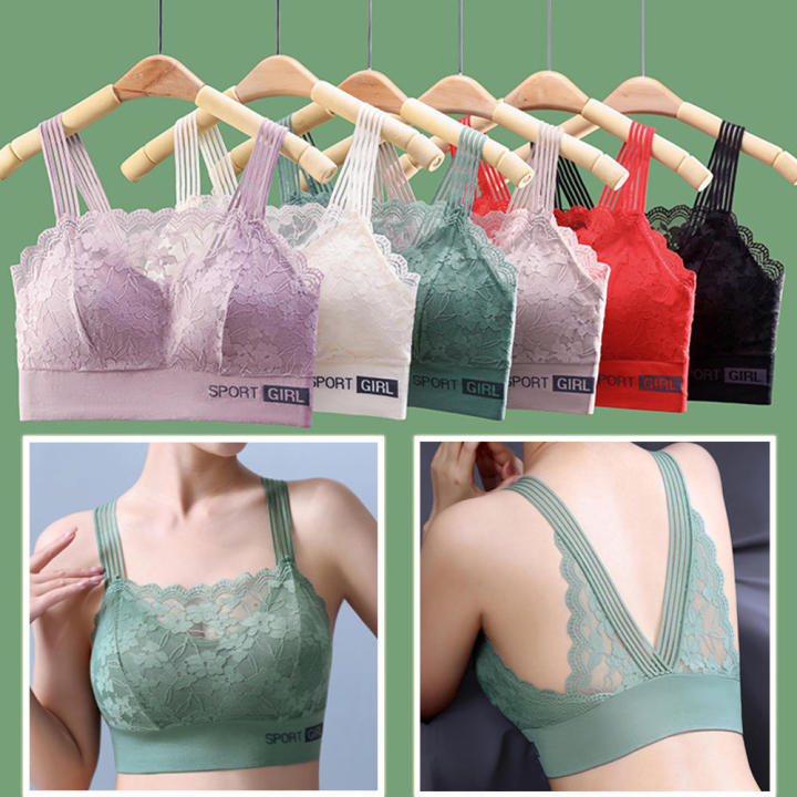 Women's%20Lace%20Bra%20Shockproof%20Wrapped%20Chest%20Breathable%20Lace%20Sports%20Underwear%20Shockproof%20Comfortable%20Sports%20Vest%20for%20%20Apparel%20Feminine%20Fashion%20Daily%20Comfort%20Workout%20Gear%20Undergarment%20Confidence%20-%20Image%204