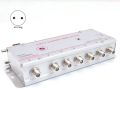 CATV Signal Amplifier 20dB Digital TV Antenna Signal Booster Home Tv Equipments 45Mhz to 860MHz 1 in 6 Out EU Plug. 