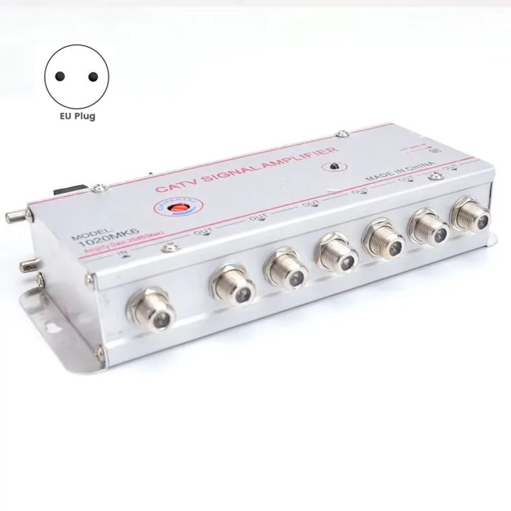 CATV%20Signal%20Amplifier%2020dB%20Digital%20TV%20Antenna%20Signal%20Booster%20Home%20Tv%20Equipments%2045Mhz%20to%20860MHz%201%20in%206%20Out%20EU%20Plug%20-%20Image%203