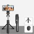Xt 02 Selfie Stick Bluetooth Selfie Stick Tripod For Phone 3 In 1 Wireless Monopod For Smartphone Mobile Foldable Handheld - Selfie Stick. 