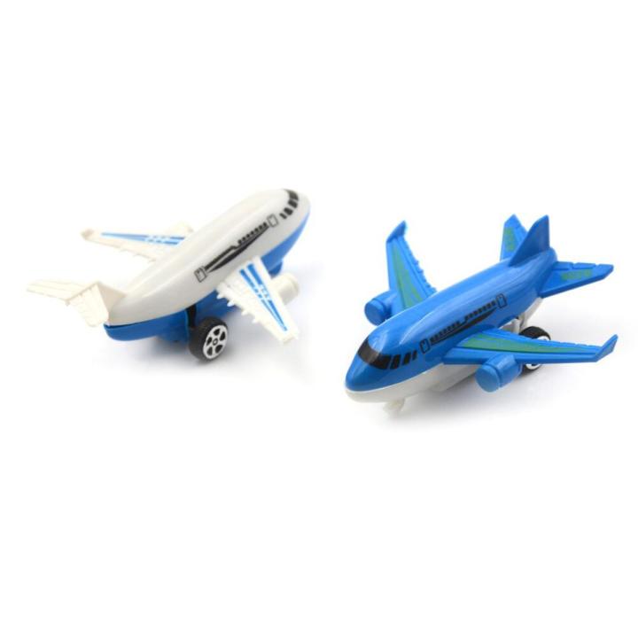 Happy baby toy store Plastic Pull Back Plane Passenger Plane Toy Aircraft For Gift Toys 9cm 9cmX 3.5cm Daraz .bd