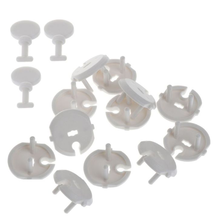 【Hey my home】12Pcs Plug Kids Electrical Socket Cover Standard Electric Outlets Protection Baby Security Lock