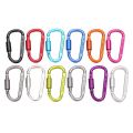Tactical D Keychain Carabiner Clip Set Aluminium Alloy Tourist Hooks Fishing Carbin Buckle Caribiner Key Holder Keychain Camping.