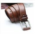 Black Leather Casual Belt For Men - Belt. 