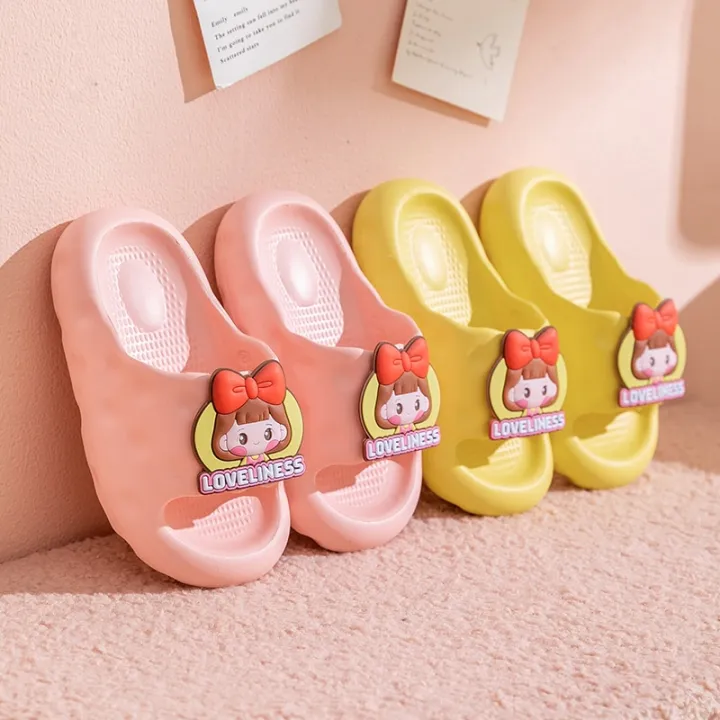 JJ-E5-2%20Girl's%20Flat%20Sandals%20Summer%20Indoor%20EVA%20Thick%20Soft-soled%20Children's%20Home%20Slippers%20-%20Image%203
