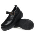 Spring Fashion Wedge Round Toe Soft Bottom Lolita Shoes Women Cute Vintage Mary Jane Shoes Chunky College Student Shoes.