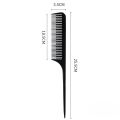 Hairdressing Comb Plastic Pointed-tail Comb Hair Salon Professional Hair Dye Comb High Temperature Anti-static Hair Cutting Comb. 