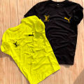 Pack of 2 Combo Multicolor TShirt for Men - Tabassum Fashion Premium Jersey 3D Subly Print Round Neck Tees.