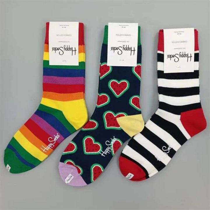 Happy%20Socks%20Funny%20Colorful%20Socks%20Fun%20Bright%20Crazy%20Socks%20Unisex%20Size%2036-40%20-%20Image%202