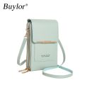 Buylor Women's Handbag Touch Screen Cell Phone Purse Shoulder Bag Female Cheap Small Wallet Soft Leather Crossbody Bags of Women. 