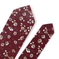 Alien New Cotton Ties Fashion Floral Print Neck Tie for Wedding Business Suits Skinny Tie For Men Women Broken flower Necktie Gravatas. 