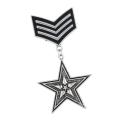 【Atoztide Store】Vintage Unisex Uniform Alloy Badge Fashion Jewelry. 