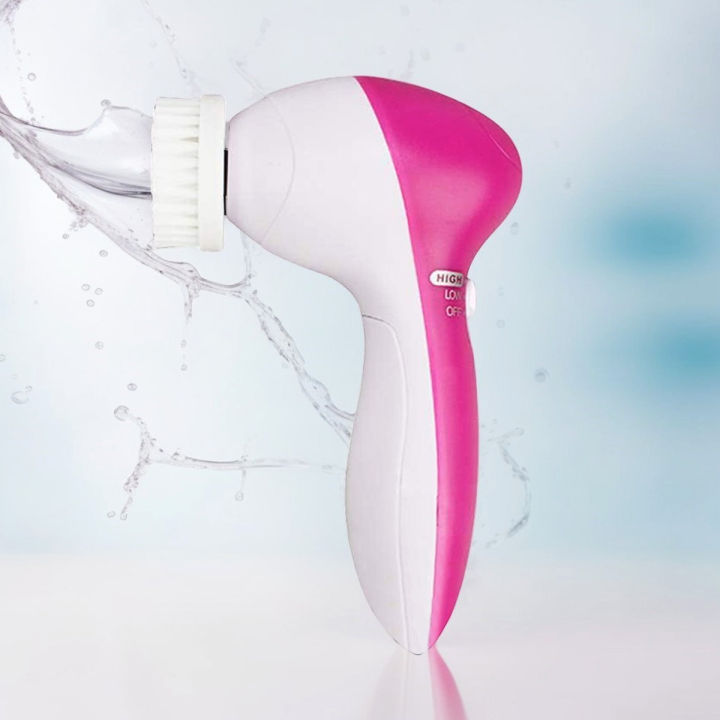 5-in-1 Beauty Massager - Revitalize Your Skin with Ease - Battery Operated for Convenience
