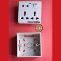 Electric 8 Pin Multi Socket With Back Side MK Box. 